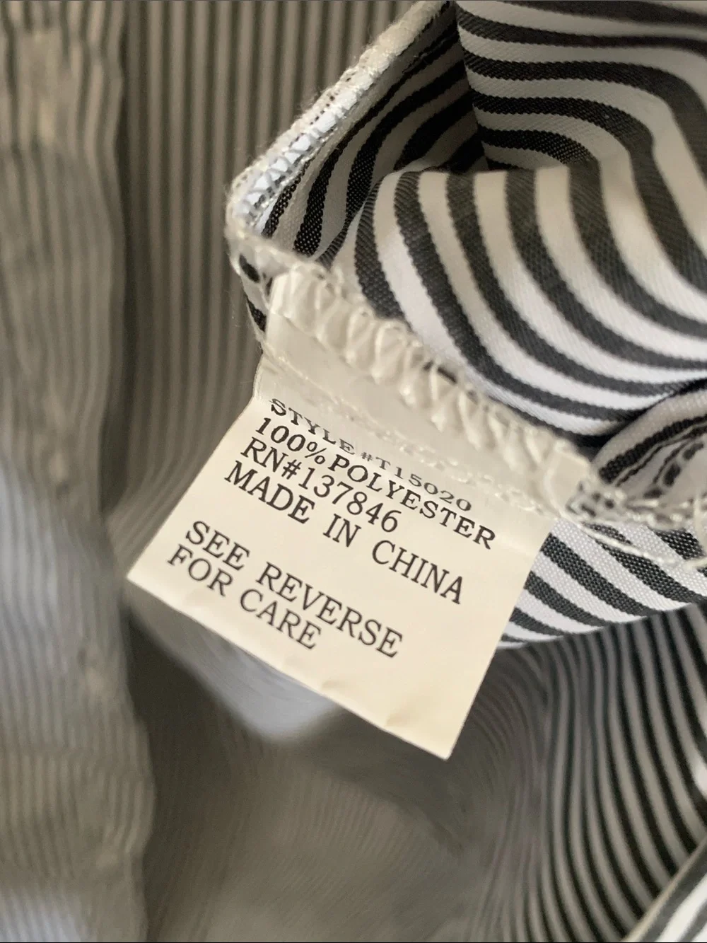 Kontrol Grey & White Striped Button Down Shirt with Floral Embroidery - Picture 8 of 11